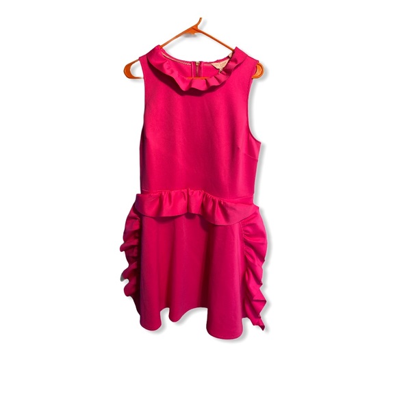 Ted Baker London Jannett Laser Cut Ruffle Dress - Picture 4 of 8